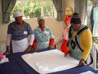 Folding a Fitted Sheet